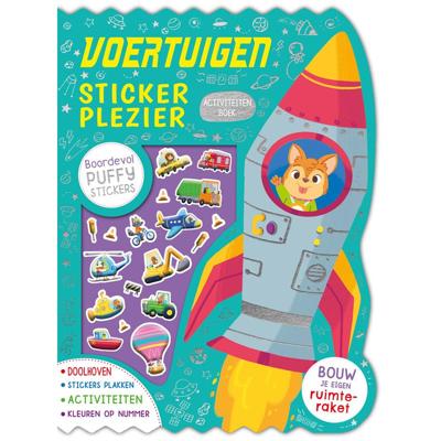 Rebo Publishers Voertuigen stickerplezier stickerboek