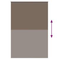 Rolgordijn verduisterend koffie 155x210 cm stofbreedte 151,6 cm - thumbnail