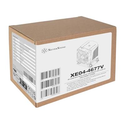 SilverStone sst-xe04-4677vb cpu-koeler (zwart, 4-pins pwm fan-connector)