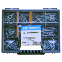 pgb-Europe PGB-FASTENERS | Assortimentsdoos met schroeven 280 dlg - ASS008001028001 - thumbnail