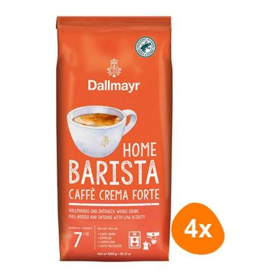 Dallmayr - Home Barista Caffè Crema Forte Bonen - 4x 1kg