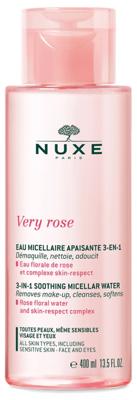 Nuxe Very Rose 3-In-1 Soothing Micellar Water Gezichtsreiniging 400 ml