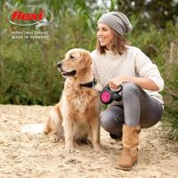 FLEXI ROLLIJN NEW NEON TAPE ZWART / NEON ROZE M 5 MTR TOT 25 KG - thumbnail