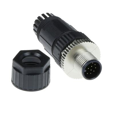 Amphenol M12A-12BMMA-SL7001 M SERIES 12 polig connector male M12 A-coding Solder male