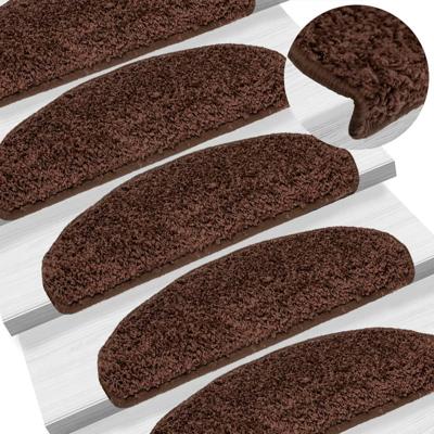 VidaXL Trapmatten 10 st 65x21x4 cm bruin