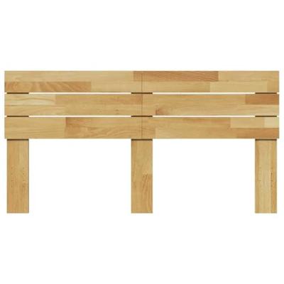 Hoofdeinde 160 cm massief hout eiken - thumbnail