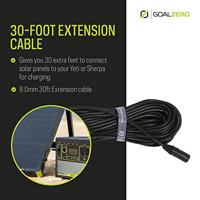 Goal Zero 30 'verlengkabel 8 mm 9 m of 30 extra voeten om doel nul zonnepanelen aan elkaar te verbinden of kan worden gebruikt om panelen aan te sluiten op nul yeti of Sherpa 100ac voor opladen - thumbnail