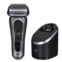 Braun Series 9 Pro+ 9565cc Wet & Dry Scheerapparaat met scheerblad Trimmer Metallic - thumbnail