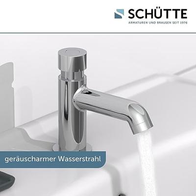 LIMA zelfsluitende fonteinkraan, chroom keramische schijven bediening door drukknop en sluit automatisch vervangbaar ventiel bovenstuk mousseur KIWA-gekeurd besparing van water door beperkte - thumbnail