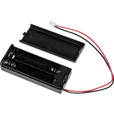 Joy-it COM-BF2xAAA Batterijhouder Aantal cellen: 2 AAA (potlood) (l x b x h) 53 x 25 x 13 mm