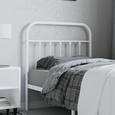 Hoofdbord metaal wit 80 cm Hoofdbord metaal wit 80 cm