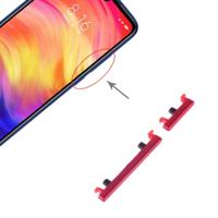 Aan/uit-knop en volume Control-knop voor Xiaomi Redmi Note 7 Pro/Redmi Note 7 (rood) - thumbnail
