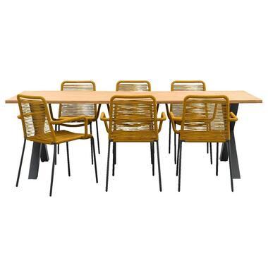 Le Sud tuinset Lunas Lorraine - oker - 7-delig