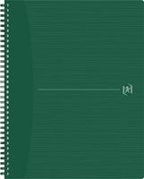 Oxford Origin spiraalschrift, ft A4+, 140 bladzijden, gelijnd, groen - thumbnail