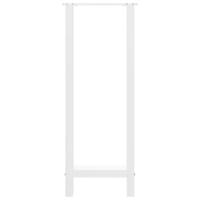 Bartafelpoten 2 st 50x(100-101) cm staal wit - thumbnail