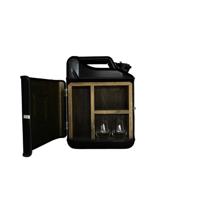 Jerrycan Bar Gin - Zwart - Leuk voor in de mancave - Uniek en Stijlvol - Perfect voor de ginliefhebbers - Exclusief drank - thumbnail