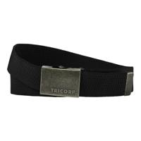 Tricorp stretch riem - Workwear - 652003 - zwart - maat - thumbnail