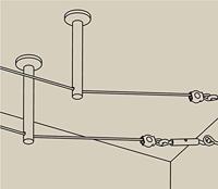 Paulmann 17824 12V-kabelsysteemcomponenten Afbuiger Set van 2 stuks Chroom - thumbnail