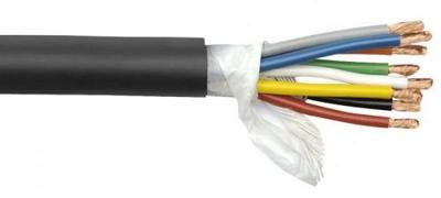 DAP SPK-825 zwarte 8-polige luidsprekerkabel 8x2.5mm per meter