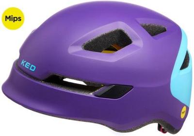 Ked Fietshelm pop mips - small (48-52 cm) - purple sky blue