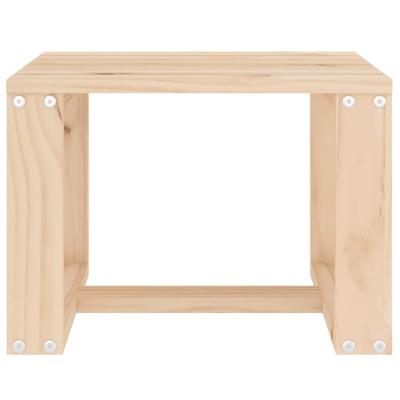 Tuinbijzettafel 40x38x28,5 cm massief grenenhout - thumbnail