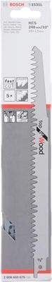 Bosch Accessoires 5x Reciprozaagblad voor Hout S1531L - 2608650676