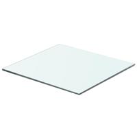 Wandschap transparant 40x30 cm glas - thumbnail