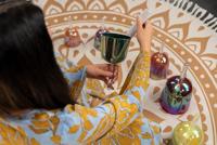 Meinl ESOLCSBSET Essence Solfeggio Crystal Singing Bowls Set klankschalen - thumbnail