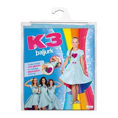 Studio 100 Verkleedjurk K3 Love Cruise Blauw Maat 134 Studio 100 Verkleedjurk K3 Love Cruise Blauw Maat 134