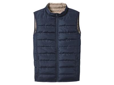 esmara Men Heren bodywarmer (Marineblauw/beige, M)