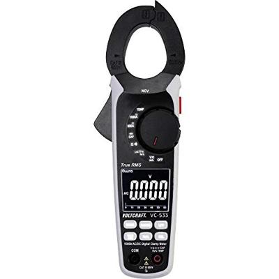 VOLTCRAFT VC-533 Stroomtang Digitaal CAT III 600 V Weergave (counts): 6000