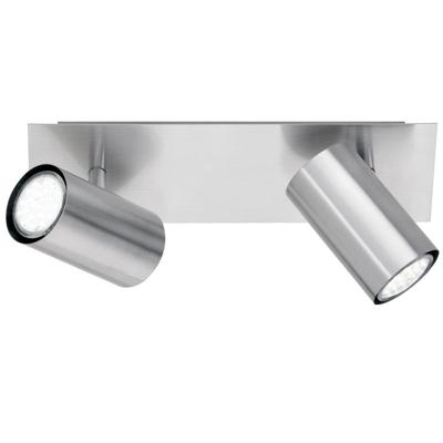 Trio Moderne plafondspotSeries 8024 2-lichts nikkel mat - 802400207