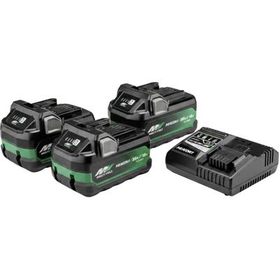 HiKOKI UC18YSL3WH3Z UC18YSL3WH3Z Accu en acculader voor gereedschap 18 V, 36 V 2.5 Ah, 2.5 Ah, 5 Ah