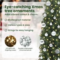 VidaXL Kunstkerstboom groen 150 cm pvc en staal en kunststof - thumbnail