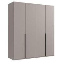 Kledingkast Milaan 4-deurs - greige -236x180x58 cm - thumbnail