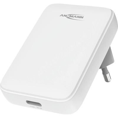 Ansmann USB-C Wandlader 130PD USB-oplader 30 kW 1x USB-C PPS, Quick Charge 3.0, USB PD 3.0 Wit Binnen Snellader, Zonder kabel Ansmann USB-C Wandlader 130PD USB-oplader 30 kW 1x USB-C PPS, Quick Charge 3.0, USB PD 3.0 Wit Binnen Snellader, Zonder kabel