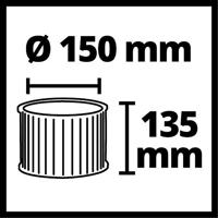 Einhell 2351250 Dual-stoffiltersysteem 1 stuk(s) - thumbnail