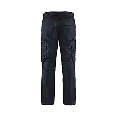 Blåkläder Industrie werkbroek stretch 14441832 | Donker marineblauw/Zwart | Maat 52 - 7330509756119