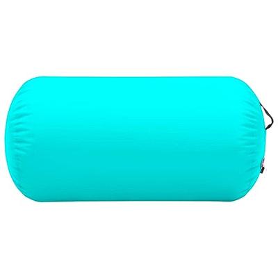 Gymnastiekrol met pomp opblaasbaar 120x75 cm PVC groen - thumbnail
