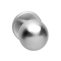 Knop bol vast op rozet 10mm verdekt RVS - thumbnail