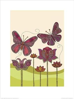 Kunstdruk Valentina Ramos - Butterflies 30x40cm