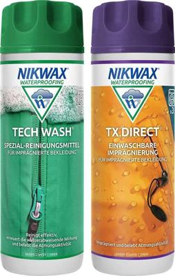 NikWax tech wash + tx-direct - detergent