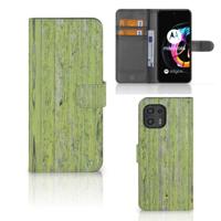 Motorola Edge 20 Lite | Book Style Case | Green Wood - thumbnail