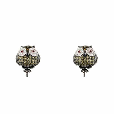 Dames oorbellen Lancaster JLA-EAR-OWL-3 1,2 cm