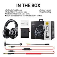 OneOdio A71M Over Ear headset Kabel Stereo Zwart High-Resolution Audio, Ruisonderdrukking (microfoon) Headset, Zwenkbare oorschelpen DJ - thumbnail