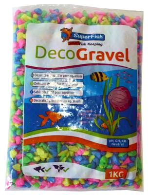 Deco Grind Neon Mix 1 Kg aquaria Superfish - Superfish