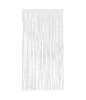 Deurgordijn wit 200x100cm - thumbnail