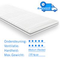 Koudschuim Topdekmatras/topper 90x200 dikte 9 cm - thumbnail