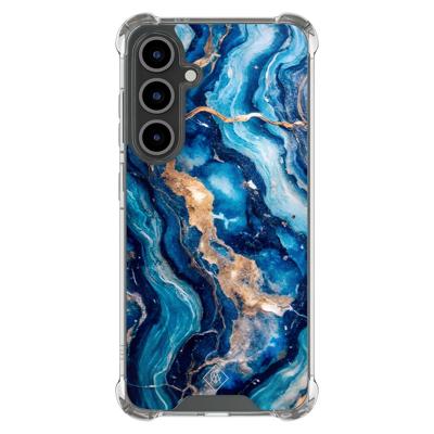 Samsung Galaxy S24 FE shockproof hoesje - Ocean marble Samsung Galaxy S24 FE shockproof hoesje - Ocean marble