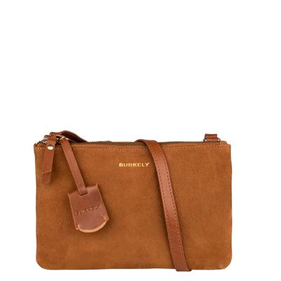 BURKELY nubuck crossbody tas Soul Skye cognac BURKELY nubuck crossbody tas Soul Skye cognac